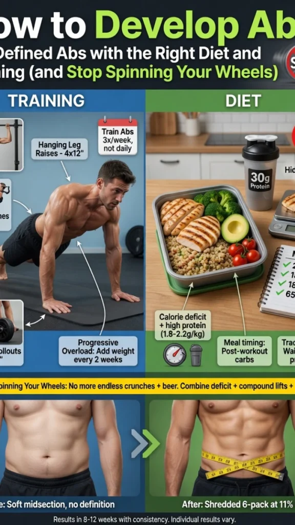 how to develop abs