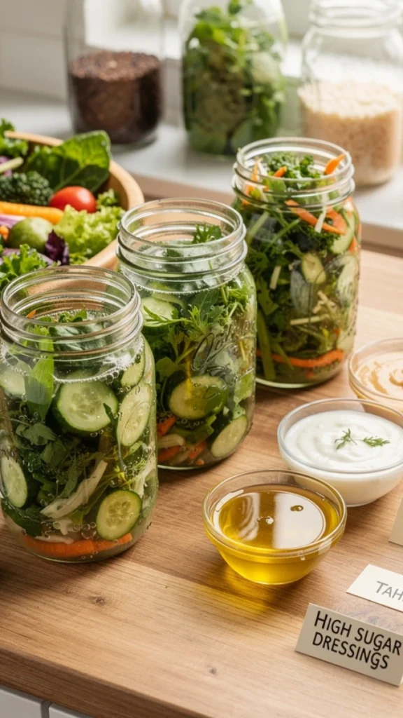 how to ferment green salads at home