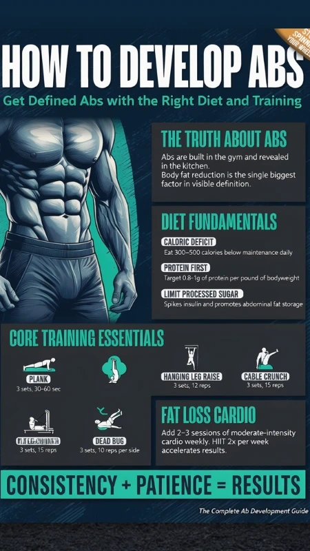 how to develop abs