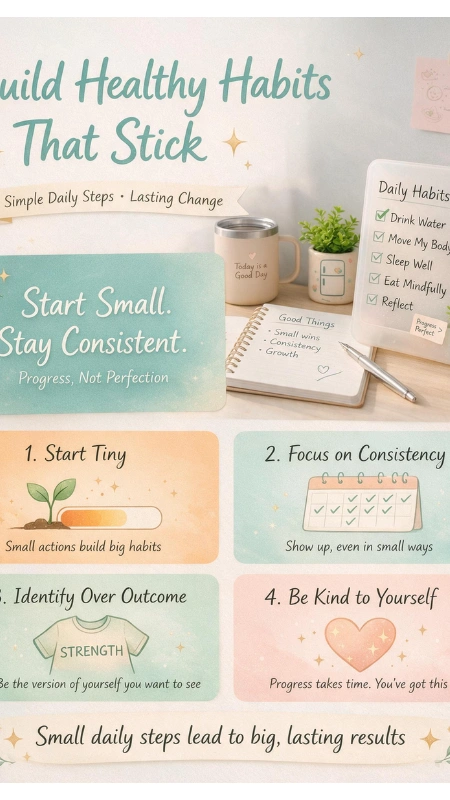 learn to build healthy habits that