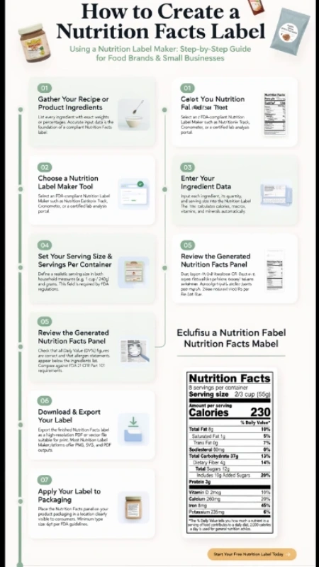 nutrition label maker
