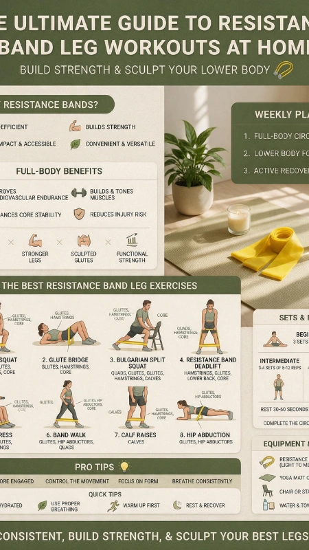 resistance band leg workouts