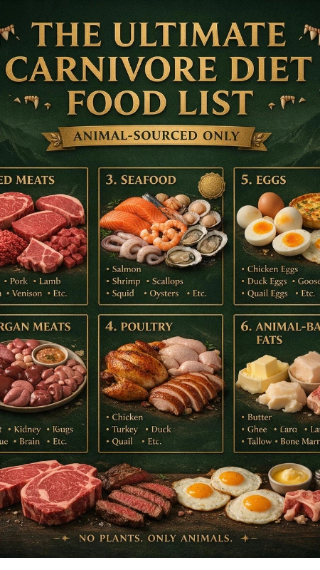 carnivore diet list of foods