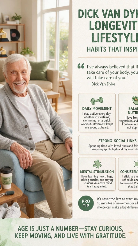 Dick van dyke healthy lifestyle