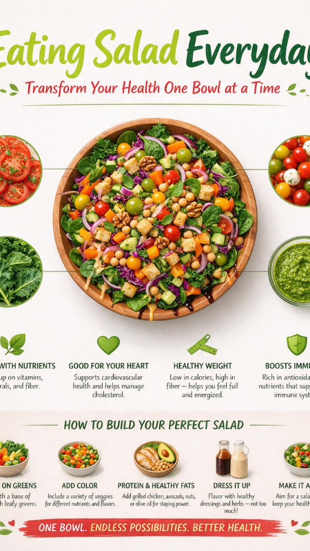 eating salad everyday