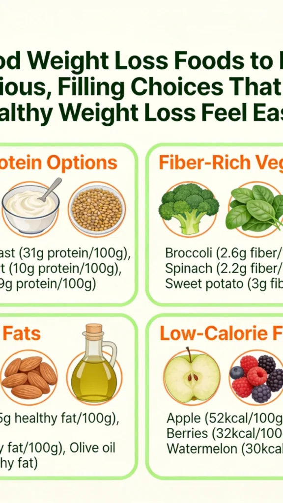 good weight loss foods to eat