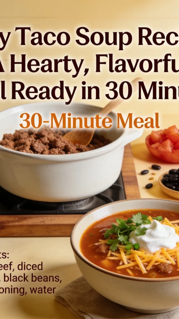 taco soup recipe