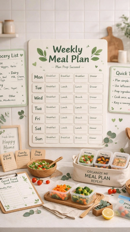 meal planning weekly menu