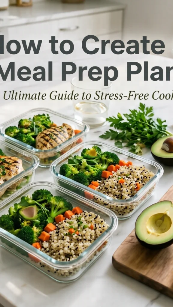 how to create a meal prep plan