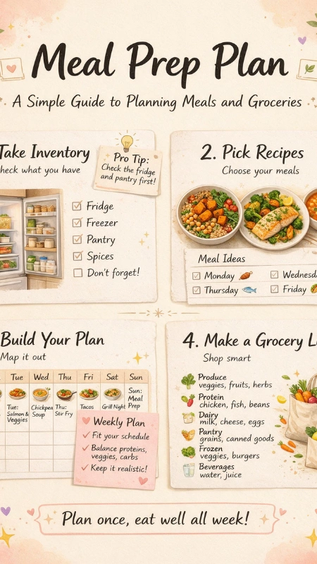 how to create a meal prep plan