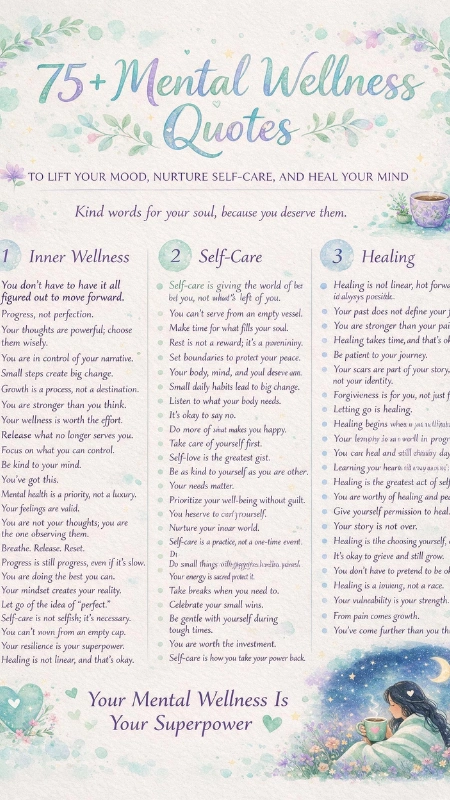 mental wellness quotes