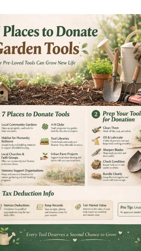 Where to Donate Garden Tools